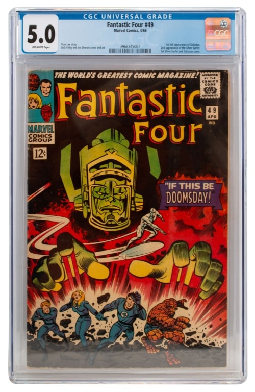Marvel Comics Fantastic Four #49 CGC 5.0 (1 of 3)