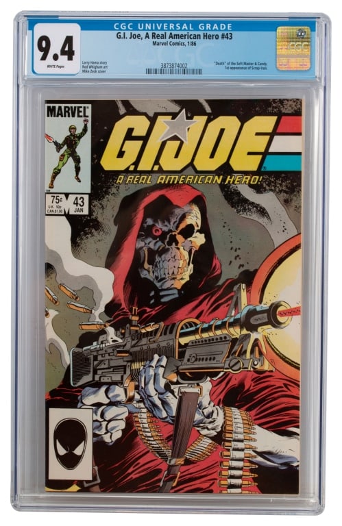 Marvel G.I. Joe A Real American Hero #43 CGC 9.4 (1 of 3)