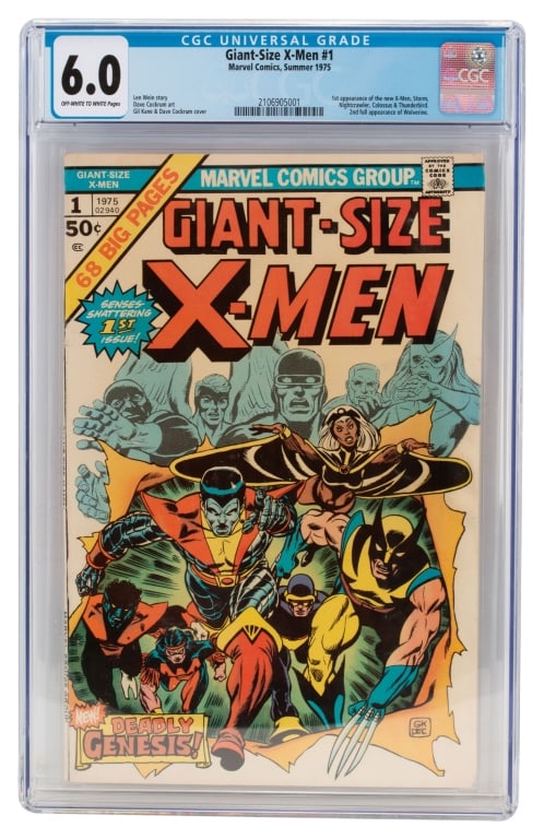 Marvel Comics Giant Size X-Men #1 CGC 6.0 (1 of 3)