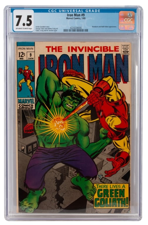 Marvel Comics Iron Man #9 CGC 7.5 (1 of 3)