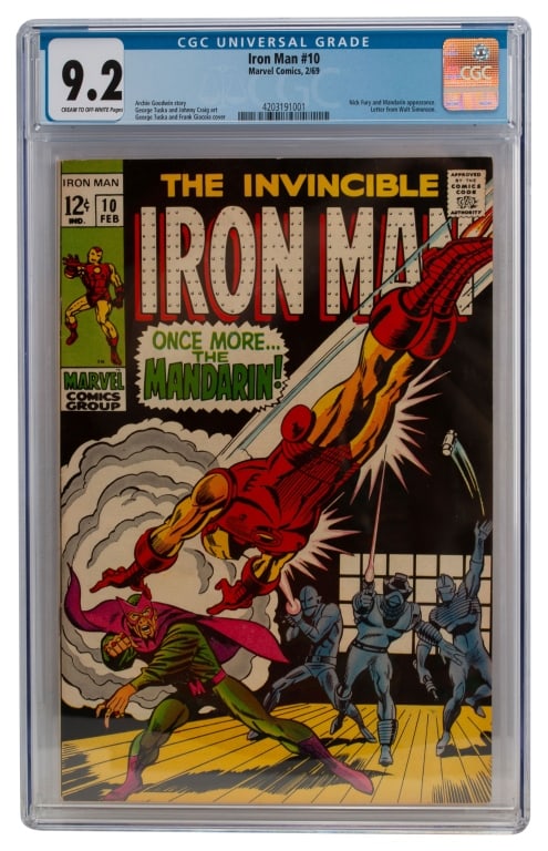 Marvel Comics Iron Man #10 CGC 9.2 (1 of 3)