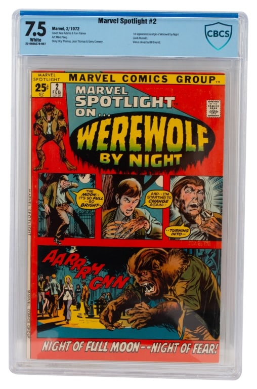Marvel Spotlight #2 Werewolf by Night CBCS 7.5 (1 of 3)