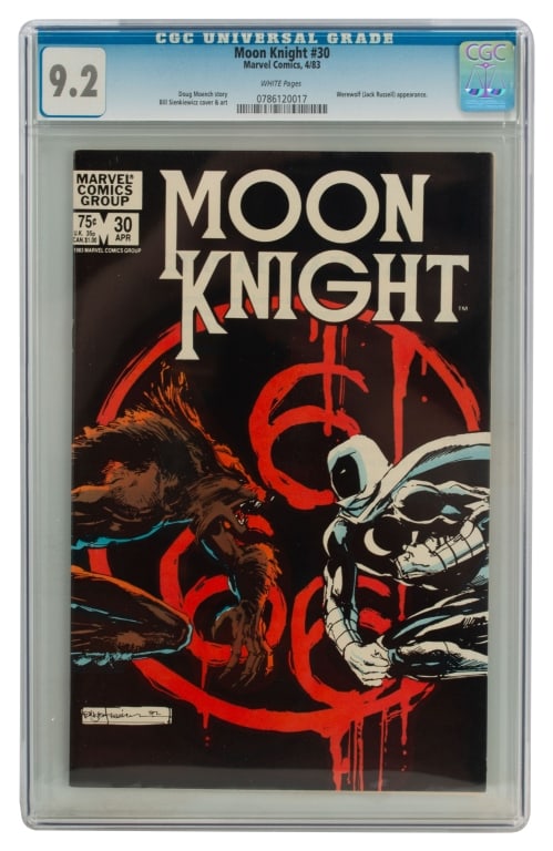 Marvel Comics Moon Knight #30 CGC 9.2 (1 of 3)