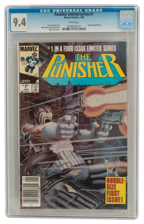 Marvel Comics Punisher Limited Series #1 CGC 9.4 (1 of 3)