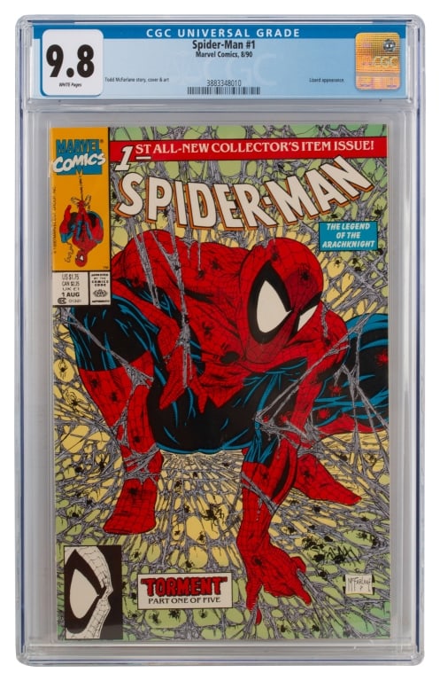 Marvel Comics Spider-Man #1 CGC 9.8 First Issue (1 of 3)