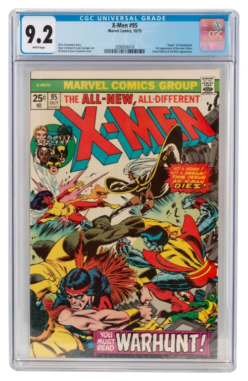 Marvel Comics X-Men #95 CGC 9.2 (1 of 3)