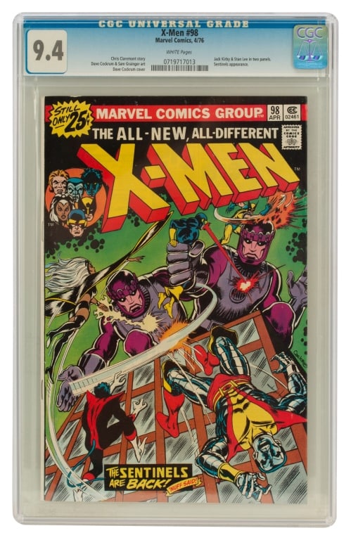 Marvel Comics X-Men #98 CGC 9.4 (1 of 3)