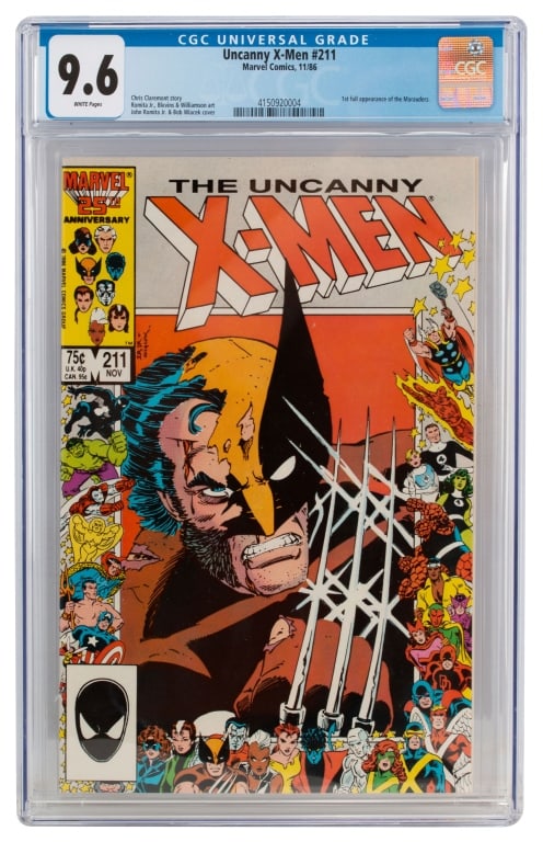 Marvel Comics Uncanny X-Men #211 CGC 9.6 (1 of 3)