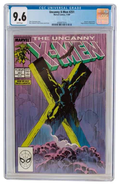 Marvel Comics Uncanny X-Men #251 CGC 9.6 (1 of 3)