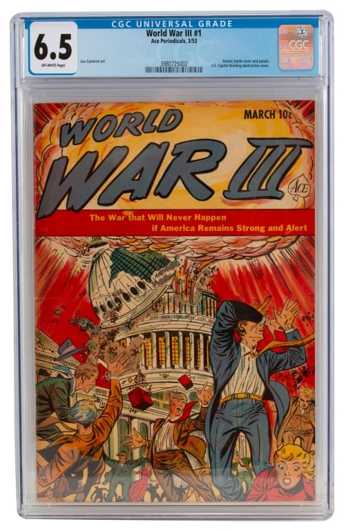 Ace Periodicals Comics World War III #1 CGC 6.5 (1 of 3)