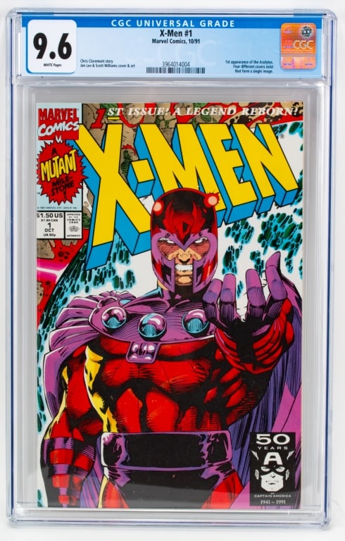Marvel Comics 1991 X-Men #1 CGC 9.6 (1 of 3)