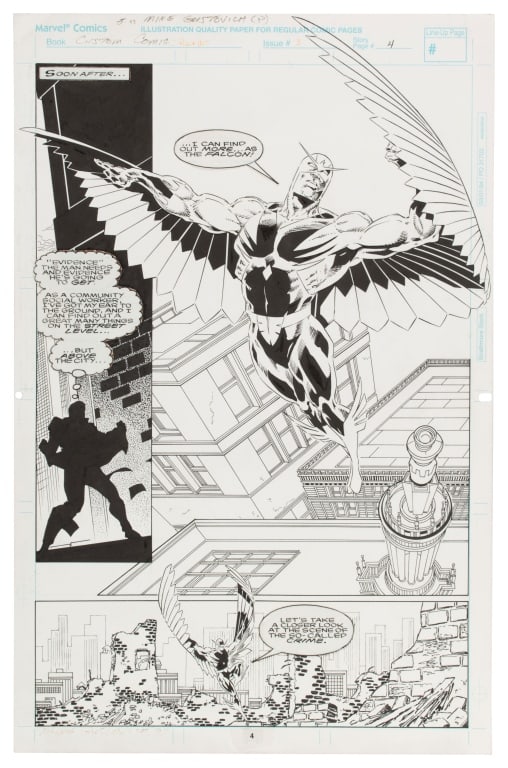 Mike Gustovich The Real Heroes #3 Comic Art (1 of 5)