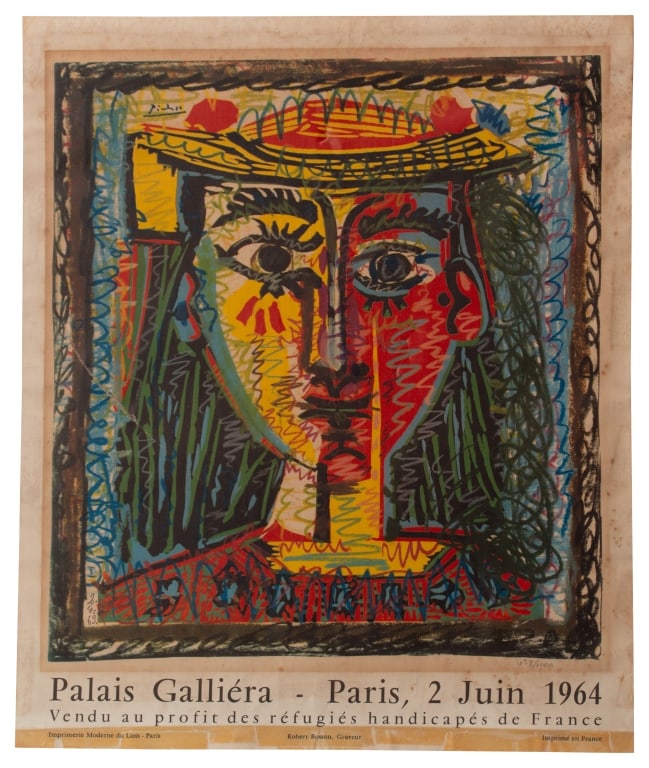 Picasso 1964 Exhibition Poster Palais Galliera (1 of 14)