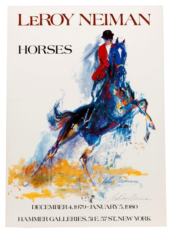 Leroy Neiman - Horses Exhibition Poster (1 of 8)