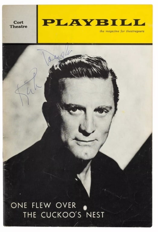 Kirk Douglas, Ed Ames Signed Playbill - PSA (1 of 2)