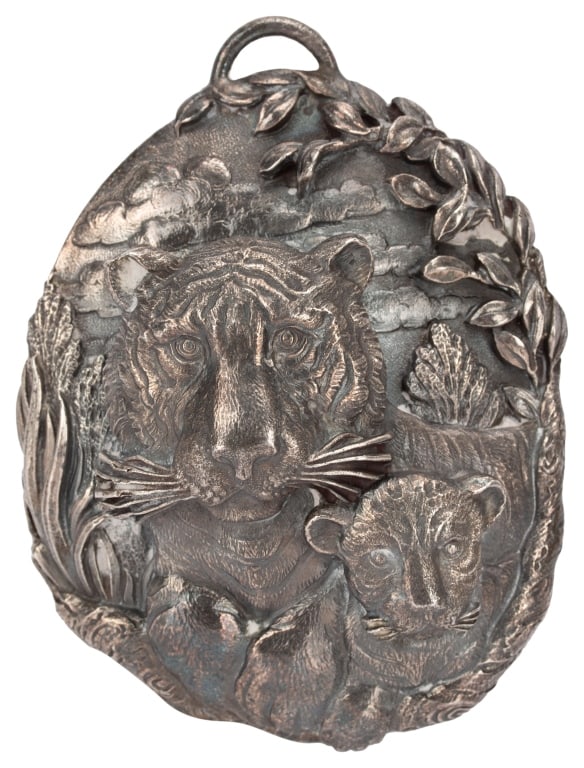 Buccellati Italy Sterling Tigers Ornament #271 (1 of 8)