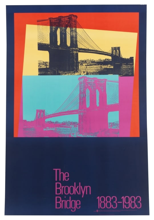 The Brooklyn Bridge Poster, Andy Warhol (1 of 5)