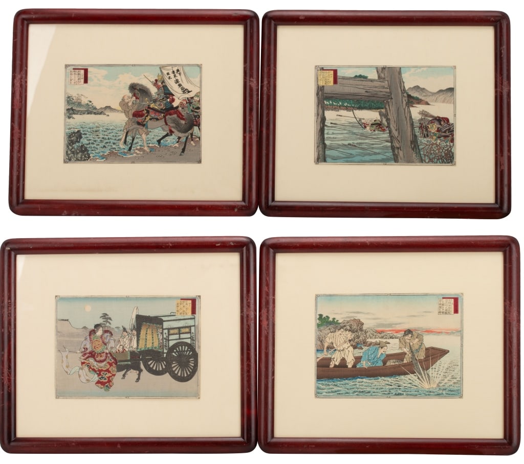 Ginko Adachi - Four Woodblock Prints (1 of 14)