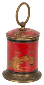 Art Deco Lacquered Cigarette Holder Dispenser