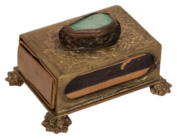 Nicholas Haydon N.Y.C. Orientalist Footed Matchbox