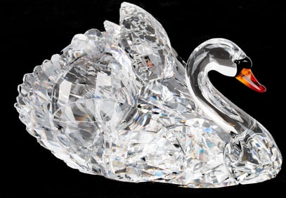 Swarovski Crystal Graceful Swan Figurine