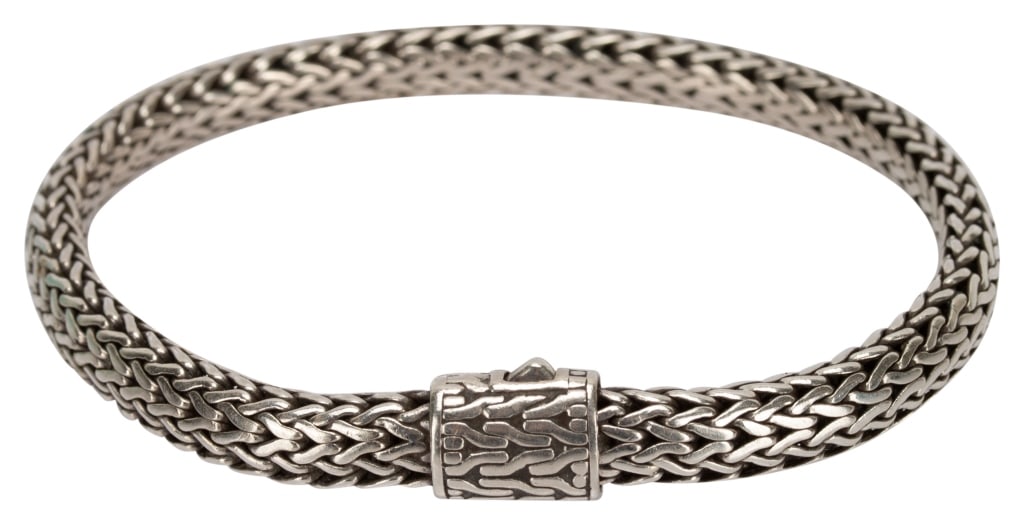 John Hardy Sterling Woven Classic Chain Bracelet (1 of 7)