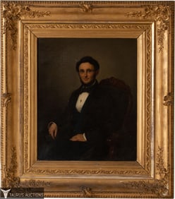 Portrait of Seated Gentleman, Oil Painting