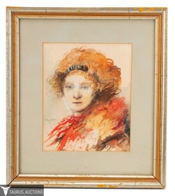 Vincent Capraro Watercolor Portrait