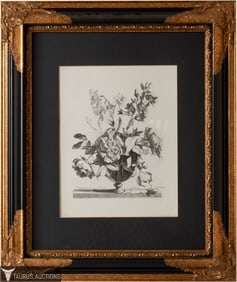 18th C Botanical Still Life Engraving