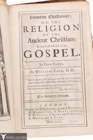 Primitive Christianity by William Cave, 1728
