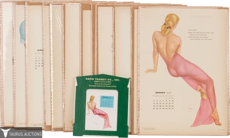 Varga Pin-up Girl Wall & Desk Calendars 1948