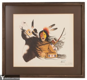 Rance Hood - 'War Chief' Lithograph