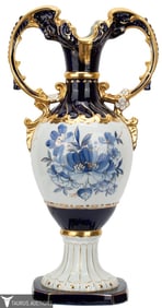 Royal Dux Bohemia Tall Porcelain Vase