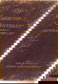 The Washington Centenary 1889, Leather Bound