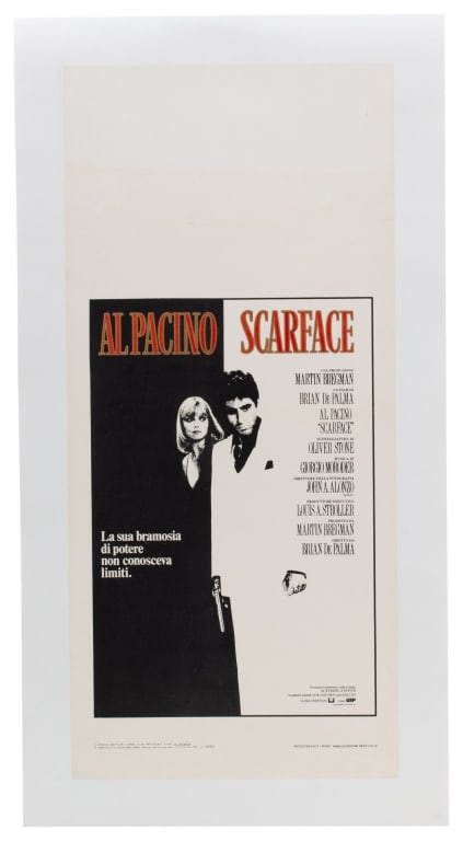 Scarface Italian Movie Poster (1 of 9)