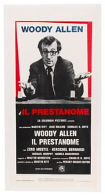Woody Allen's "The Front" - Italian Movie Poster