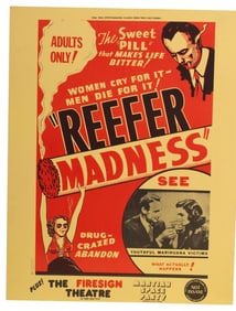 1972 Reefer Madness Movie Poster