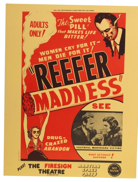 1972 Reefer Madness Movie Poster (1 of 7)