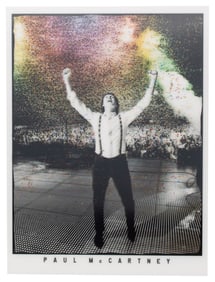 Paul McCartney Confetti Hologram Poster