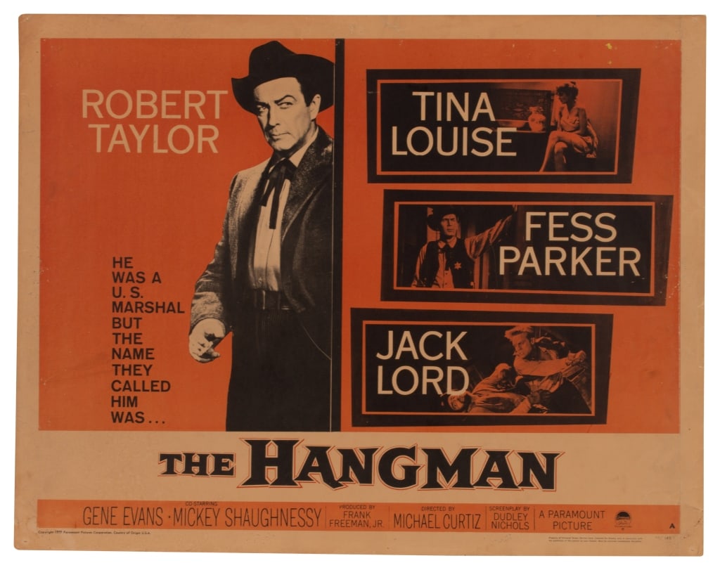 The Hangman Original 1959 Movie Poster (1 of 9)