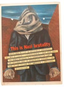 1942 WWII Propaganda Poster - Ben Shahn