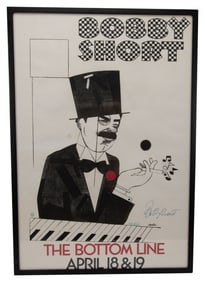 Richard Merkin - Bobby Short NYC Poster