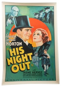 His Night Out - 1935 Movie Poster US 1 Sheet