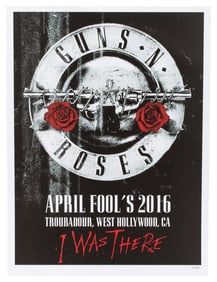 Guns N Roses - 2016 Tour Poster Troubadour