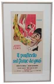 1958 Italian Jerry Lewis Movie Poster