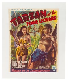 Belgian Poster - Tarzan and the Leopard Woman