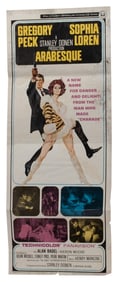 1966 Movie Poster - Arabesque, Sophia Loren