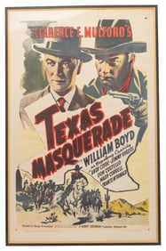 1944 Texas Masquerade One Sheet Movie Poster