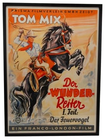 German Tom Mix Poster - Der Wunder Reiter