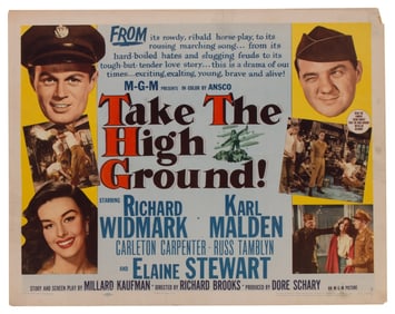 Half Sheet "Take the High Ground" Movie Poster